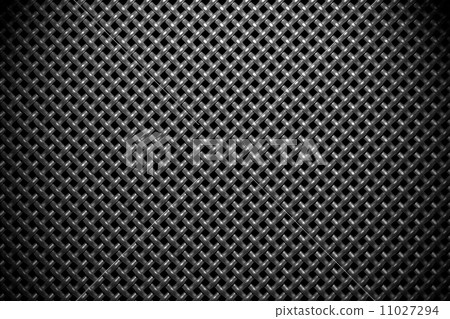 Braided diagonally oriented wire steel grid under wide spot ligh 11027294