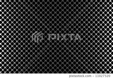 Steel grid with round holes under left and right light Steel grid with round holes under left and right light 11027320