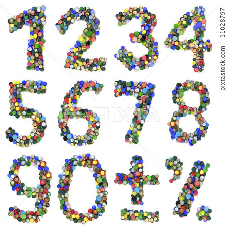 Bottle Cup Numbers 11028797