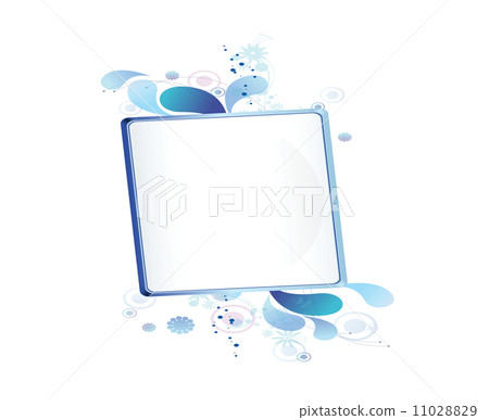blue bulletin board illustration 11028829