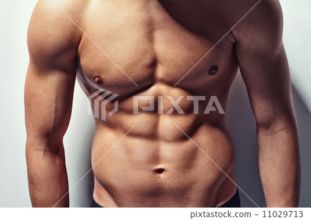 Muscular torso of young man 11029713