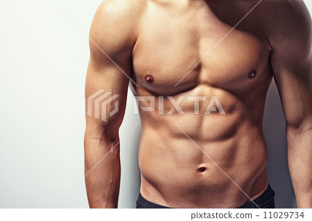 Muscular torso of young man Muscular torso of young man 11029734