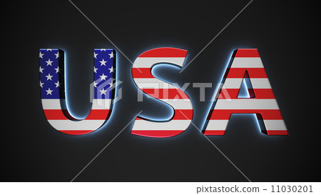 USA with american flag USA with american flag 11030201