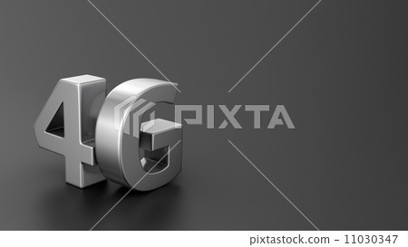 4G on black 11030347