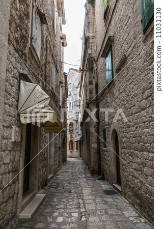 Croatia world heritage Trogir alley Croatia world heritage Trogir alley 11031130