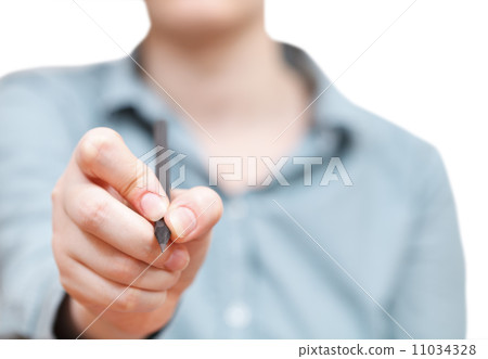 tip of black pencil close up 11034328