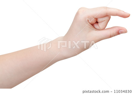 showing little size - hand gesture 11034830