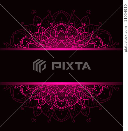 Background with pink ornament Background with pink ornament 11034910