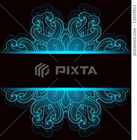 Black decorative background Black decorative background 11034911