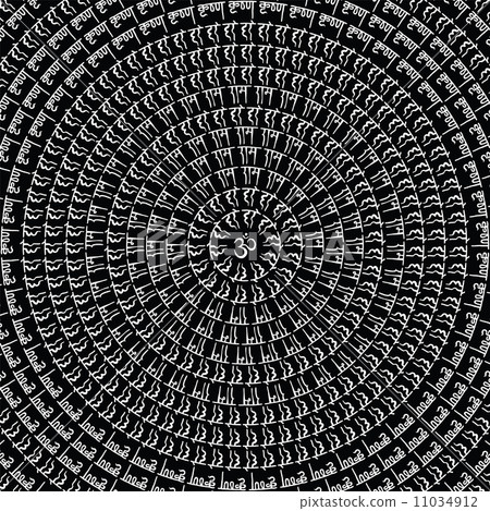 Indian Mandala. Indian Mandala. 11034912