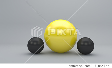big yellow sphere stand out 11035166