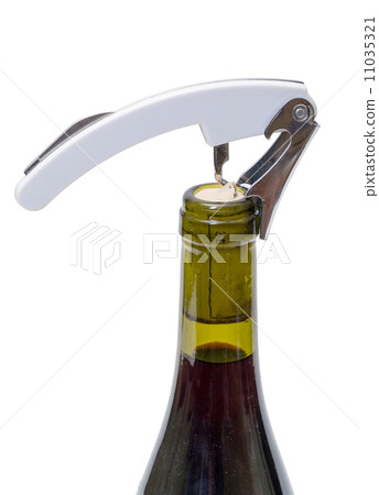 Corkscrew with Bottle of Wine 11035321