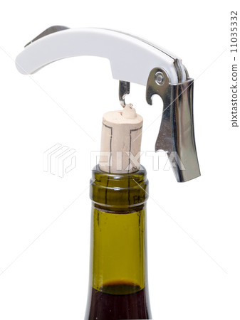 Corkscrew with Bottle of Wine 11035332