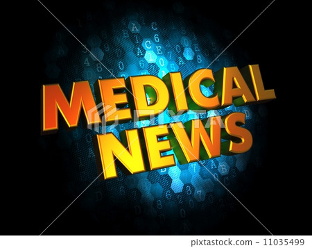 Medical News - Gold 3D Words. 11035499