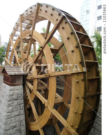 The symbol of Shinshu Ueda is a water mill The symbol of Shinshu Ueda is a water mill 11035663