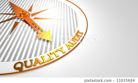 Quality Audit on White with Golden Compass. 11035684