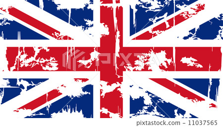 British grunge flag. Vector illustration 11037565
