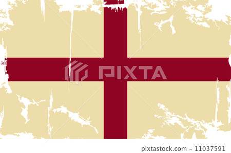 English grunge flag. Vector illustration 11037591