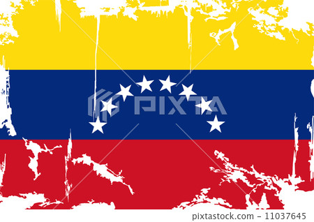 Venezuelan grunge flag. Vector illustration 11037645