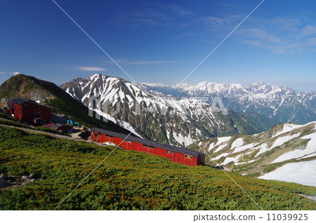 Karatsumadake Takami Sanso和Goryu-dake~Tateyama~Mt. Mountain 11039925
