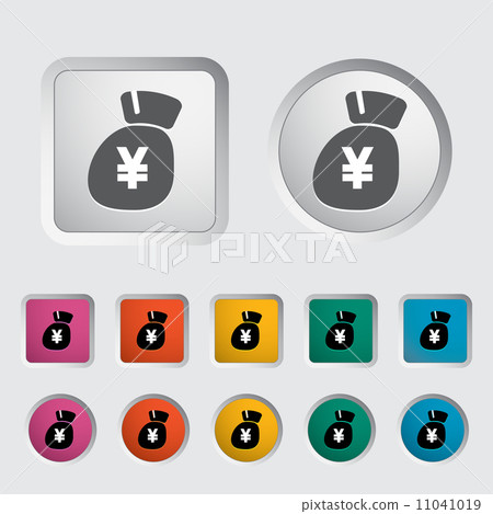 Yen icon. Yen icon. 11041019