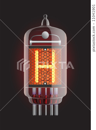 Nixie tube indicator. 11041901