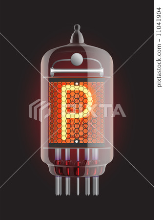 Nixie tube indicator. 11041904