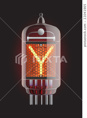 Nixie tube indicator. 11041905
