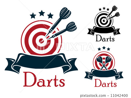 Darts sport emblem 11042400