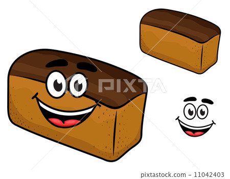 Freshly baled smiling loaf of brown bread Freshly baled smiling loaf of brown bread 11042403