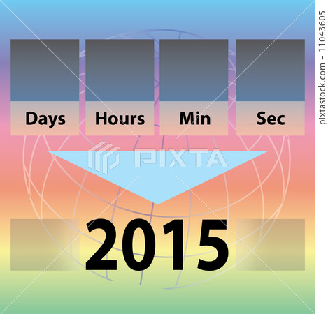 Time Countdown to new year 2015 Time Countdown to new year 2015 11043605