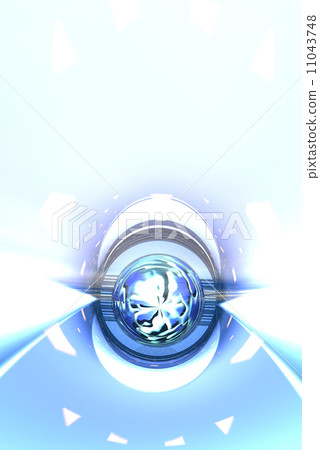 Blue translucent art 11043748