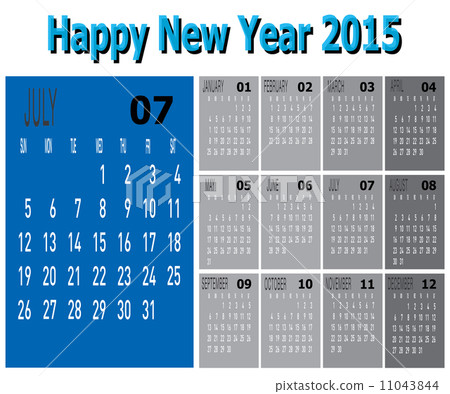 Happy New Year 2015 - July Happy New Year 2015 - July 11043844