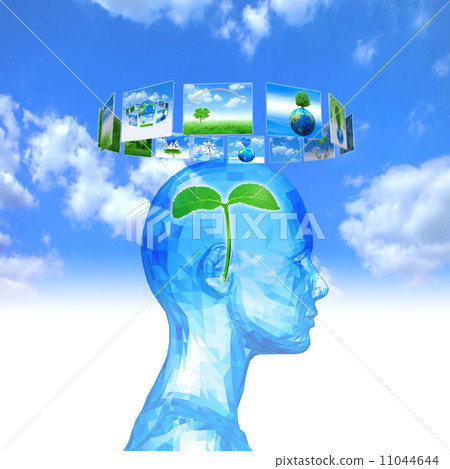 Women's brain · young leaves in brain Women's brain · young leaves in brain 11044644