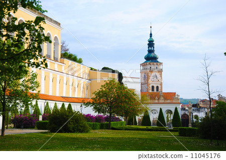 Mikulov castle park and church tower Mikulov castle park and church tower 11045176