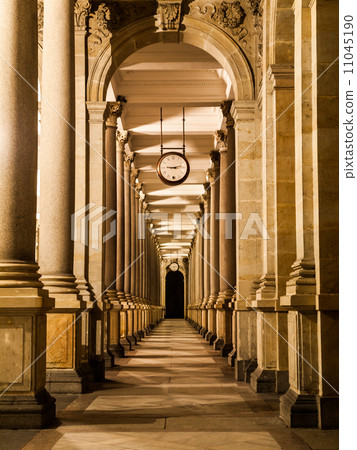Mill colonnade at night 11045190