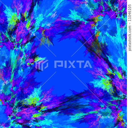 Abstract background in blue. Computer generated graphics. 11046105