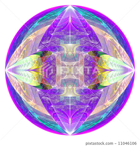 Mysterious Sphere. Computer generated graphics. 11046106