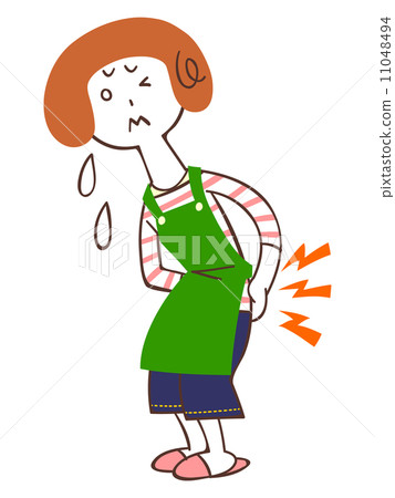 A woman with low back pain 11048494