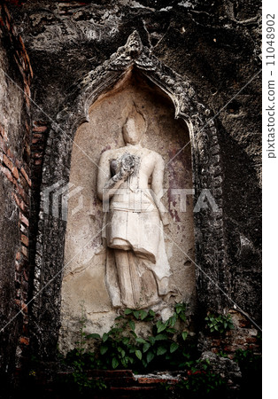 old wall buddha thai temple about thai history old wall buddha thai temple about thai history 11048902