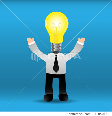 Businessman bright idea.EPS10 Businessman bright idea.EPS10 11050159