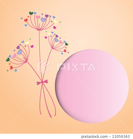 Abstract vintage circle frame with flower can used for web/templ Abstract vintage circle frame with flower can used for web/templ 11050163
