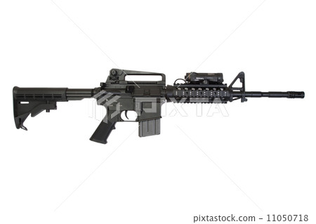 modern weapon isolated on a white background modern weapon isolated on a white background 11050718