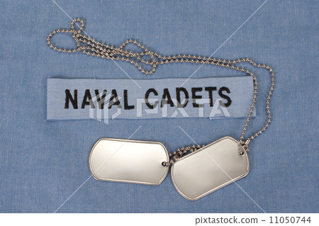 us naval cadets uniform with blank dog tags 11050744