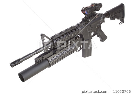 assault rifle with an M203 grenade launcher assault rifle with an M203 grenade launcher 11050766