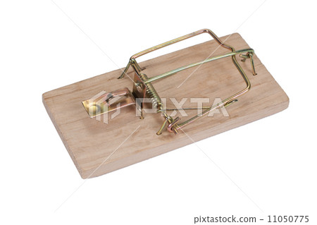 mousetrap isolated on white background mousetrap isolated on white background 11050775