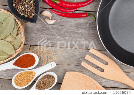 Colorful herbs and spices selection 11056084