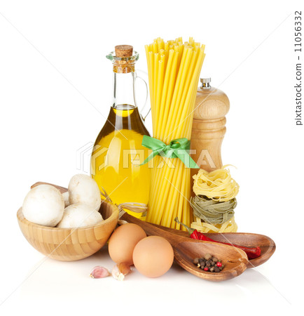 Pasta and ingredients 11056332