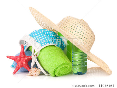 Swimming suit and beach items Swimming suit and beach items 11056461