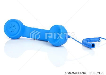 Blue vintage telephone Blue vintage telephone 11057938